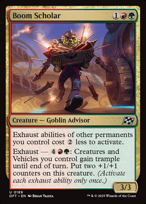 Card Scan of Boom Scholar | DFT