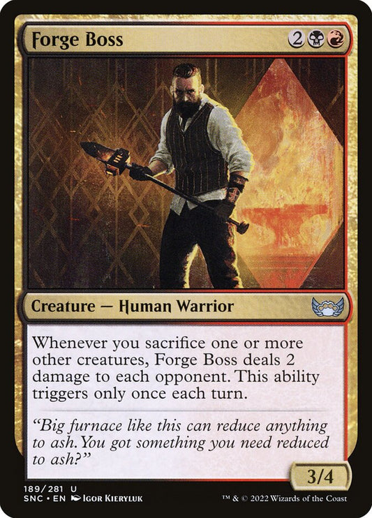 Forge Boss | SNC