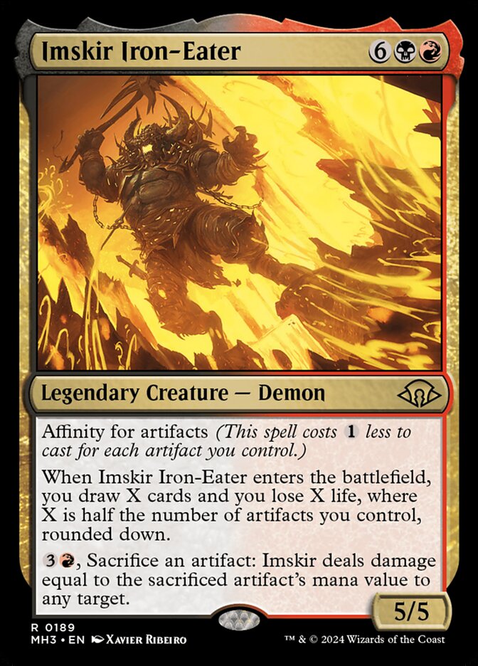 Card Scan of Imskir Iron-Eater | MH3