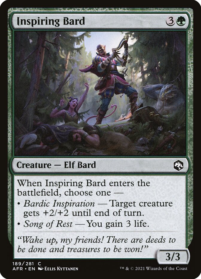 Inspiring Bard | AFR