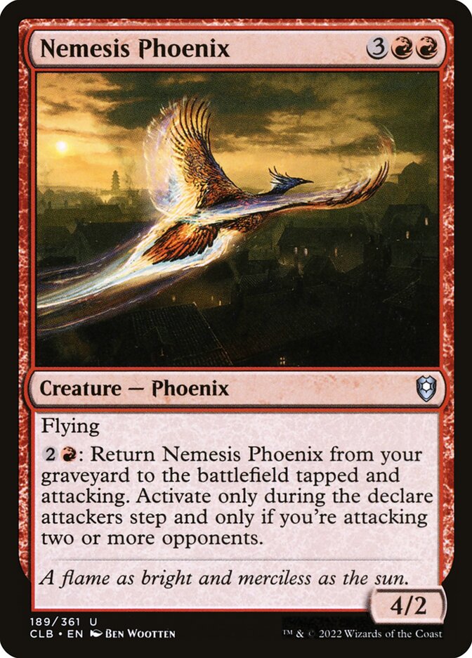 Card Scan of Nemesis Phoenix | CLB