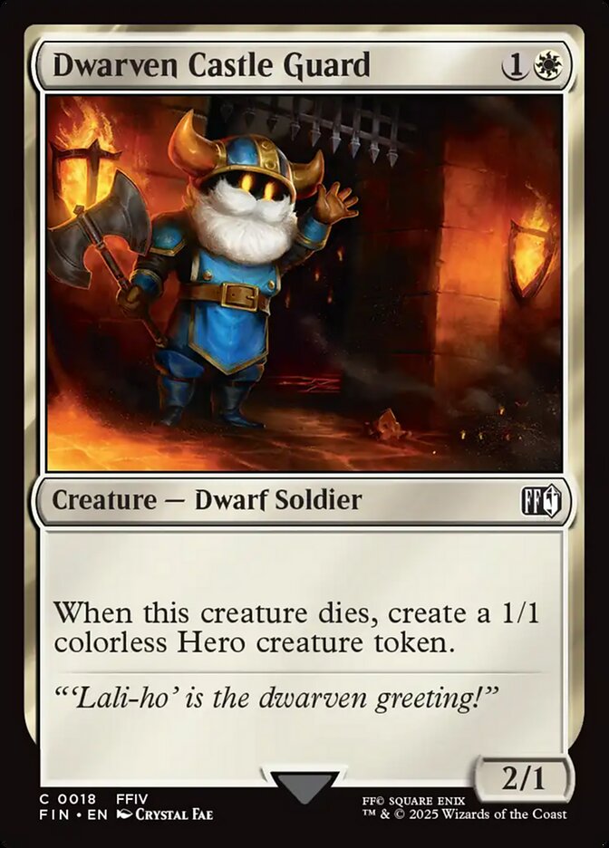 Card Scan of Dwarven Castle Guard | FIN