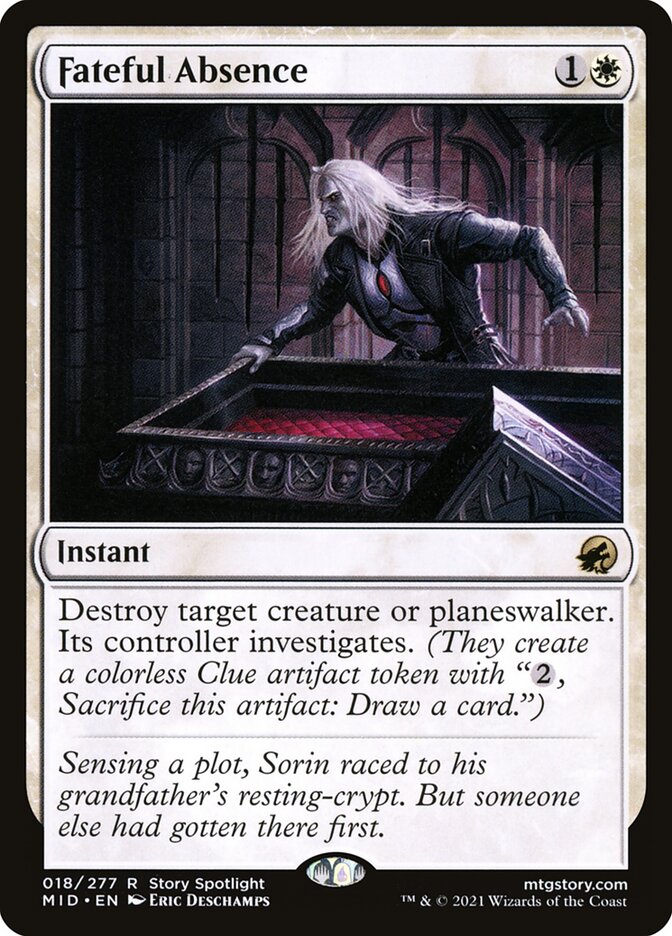 Card Scan of Fateful Absence | MID