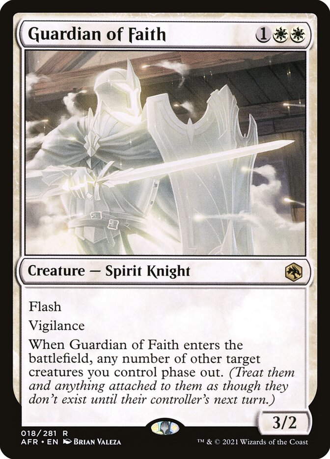 Card Scan of Guardian of Faith | AFR