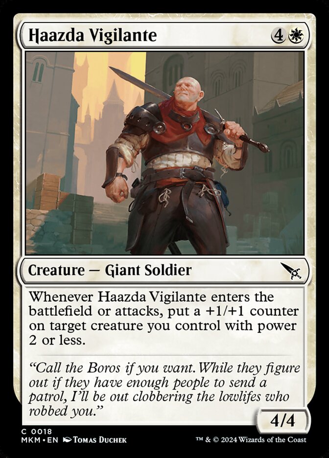 Card Scan of Haazda Vigilante | MKM