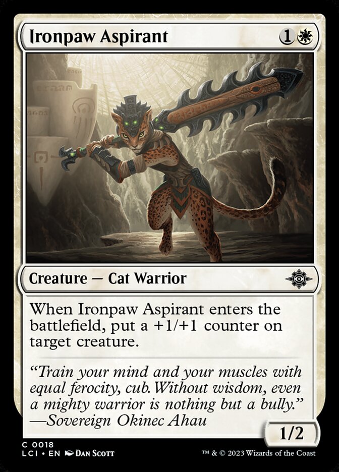 Card Scan of Ironpaw Aspirant | LCI