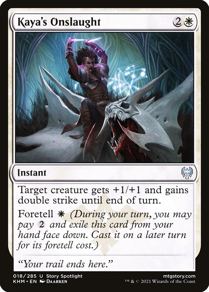 Card Scan of Kaya's Onslaught | KHM