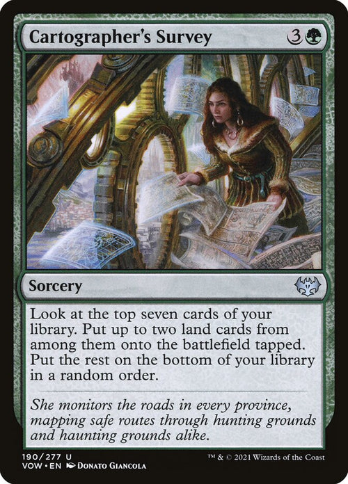 Card Scan of Cartographer's Survey | VOW
