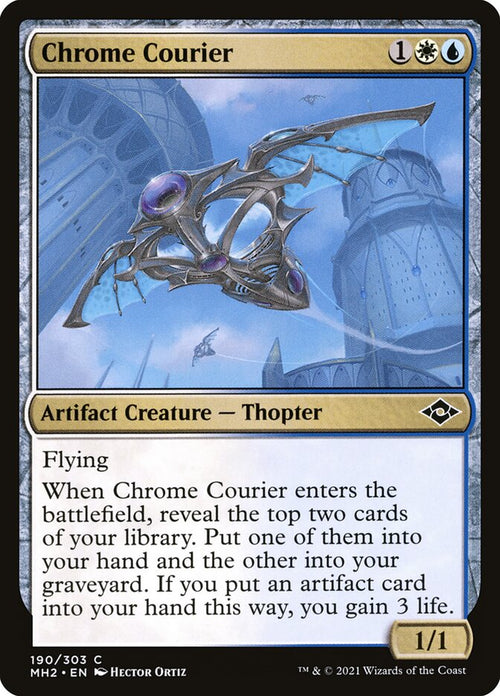 Card Scan of Chrome Courier | MH2