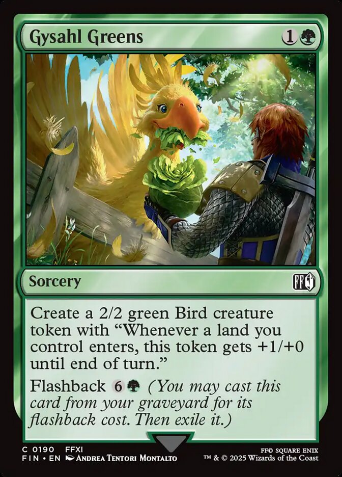 Card Scan of Gysahl Greens | FIN