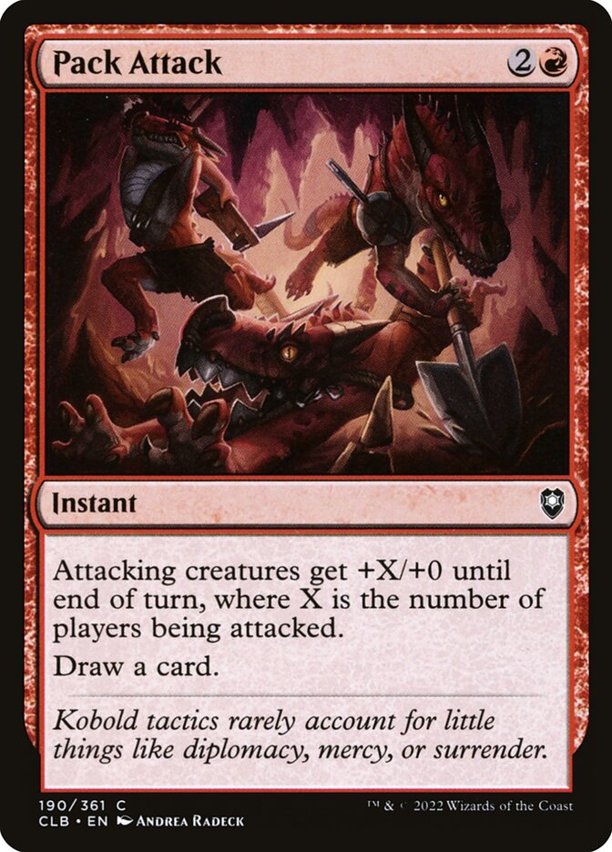 Card Scan of Pack Attack | CLB