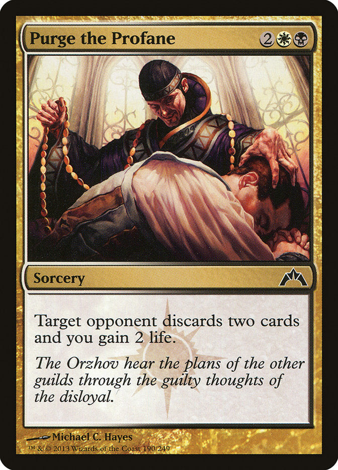 Card Scan of Purge the Profane | GTC