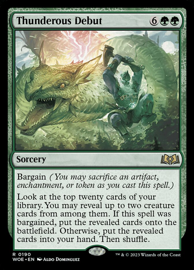 Thunderous Debut | WOE