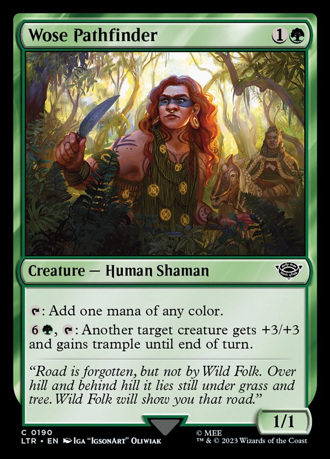 Card Scan of Wose Pathfinder | LTR