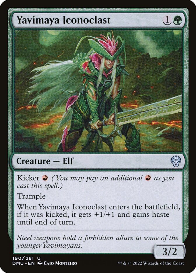Card Scan of Yavimaya Iconoclast | DMU