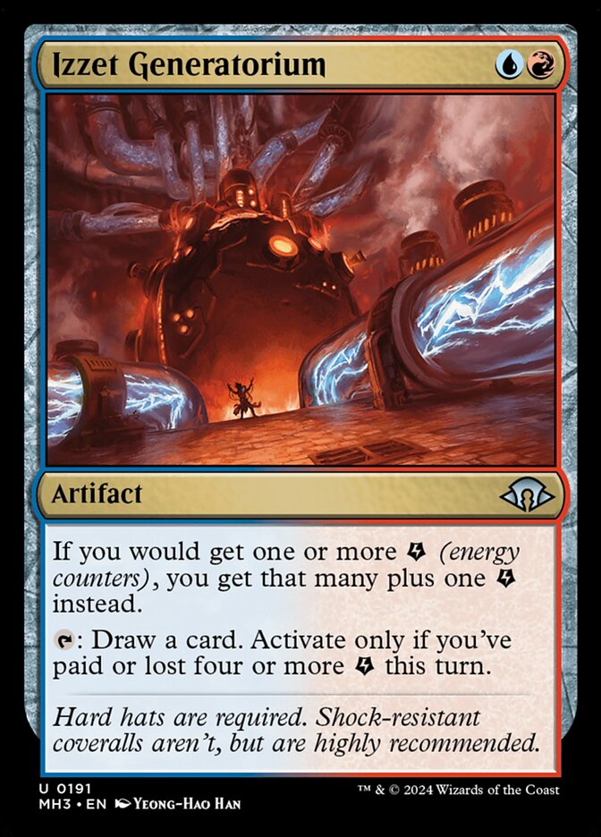 Card Scan of Izzet Generatorium | MH3