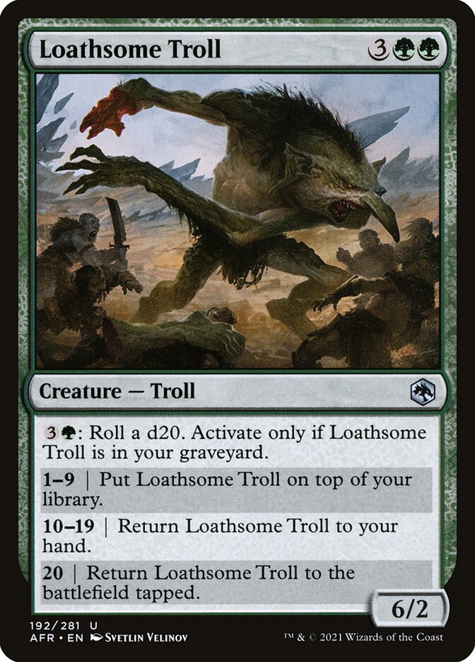 Loathsome Troll | AFR (Foil)