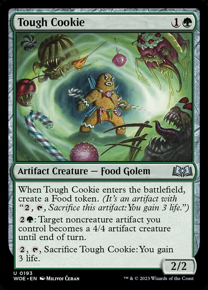 Card Scan of Tough Cookie | WOE