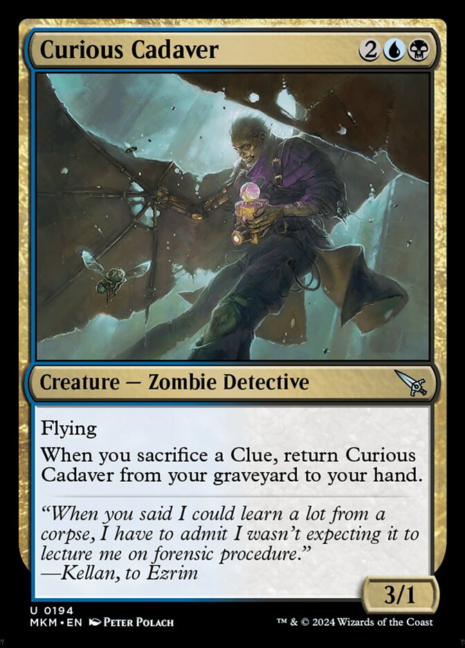 Card Scan of Curious Cadaver | MKM