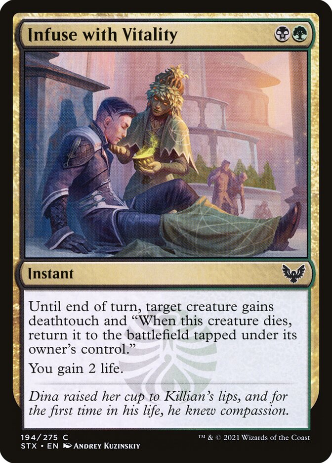 Card Scan of Infuse with Vitality | STX