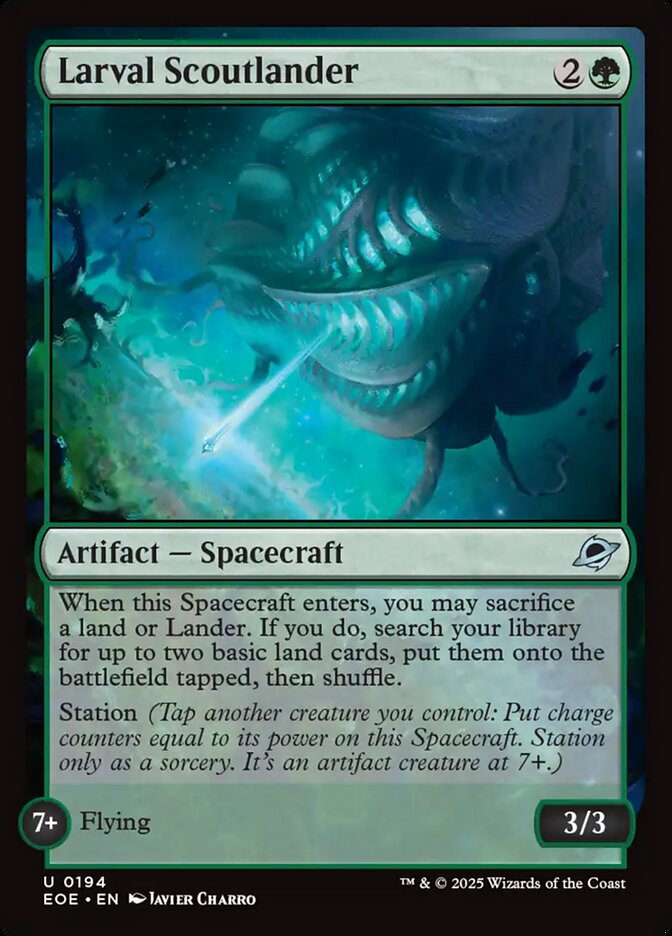 Larval Scoutlander Card Scan