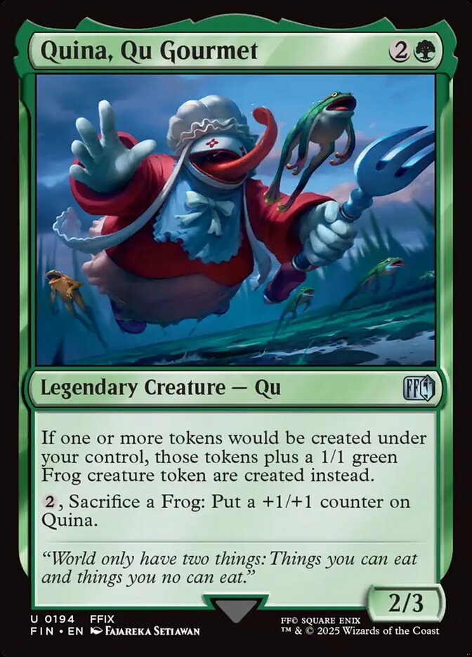 Card Scan of Quina, Qu Gourmet | FIN