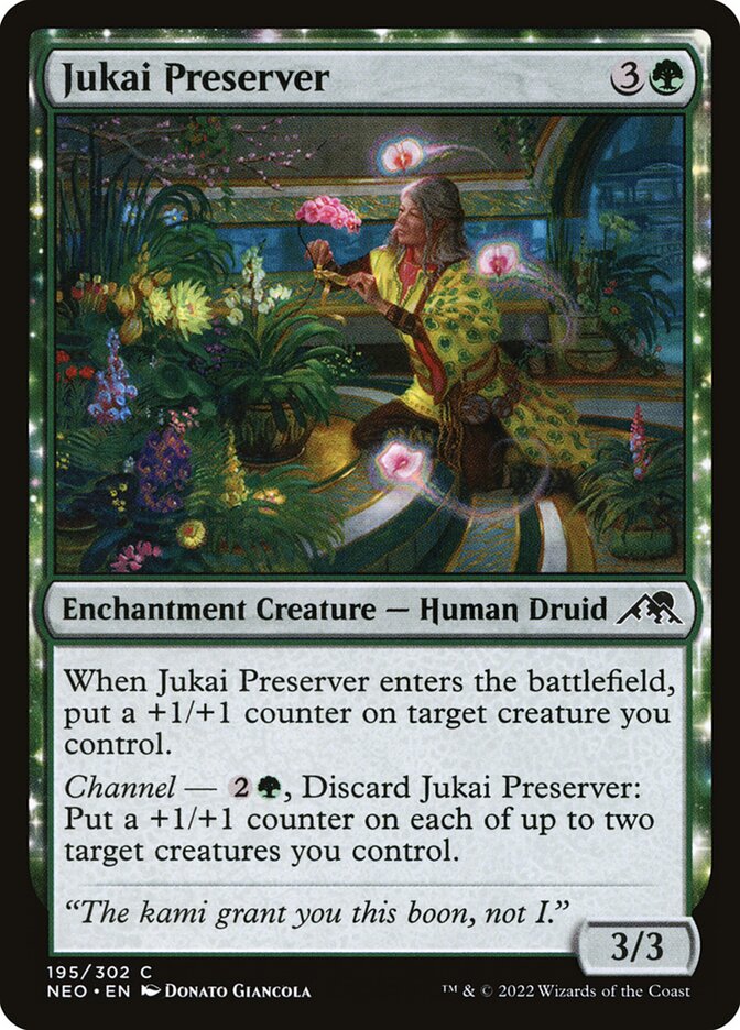 Card Scan of Jukai Preserver | NEO