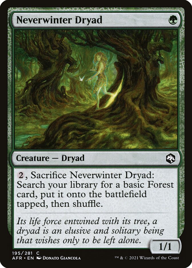 Neverwinter Dryad | AFR