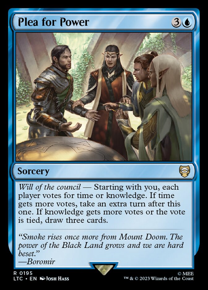 Card Scan of Plea for Power | LTC