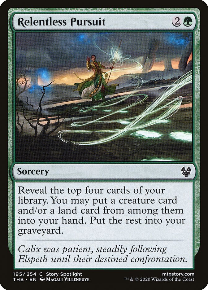 Card Scan of Relentless Pursuit | THB