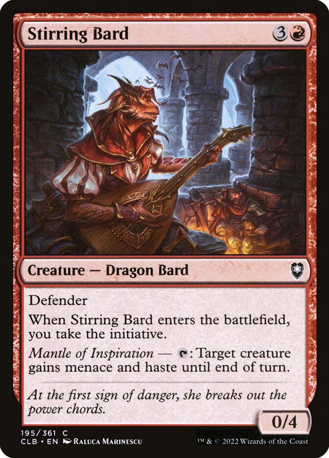 Card Scan of Stirring Bard | CLB