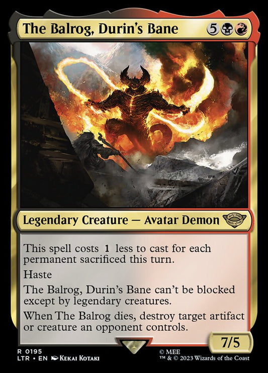 The Balrog, Durin's Bane | LTR