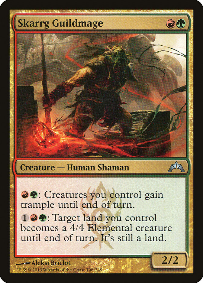 Card Scan of Skarrg Guildmage | GTC