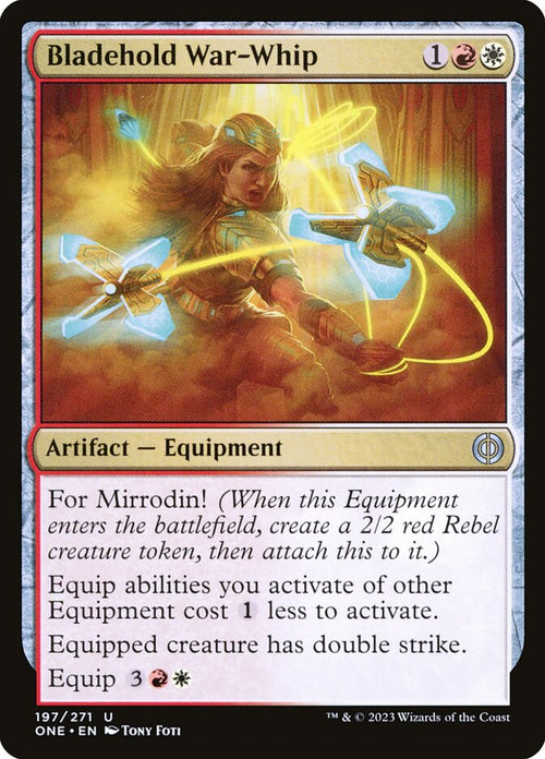 Card Scan of Bladehold War-Whip | ONE