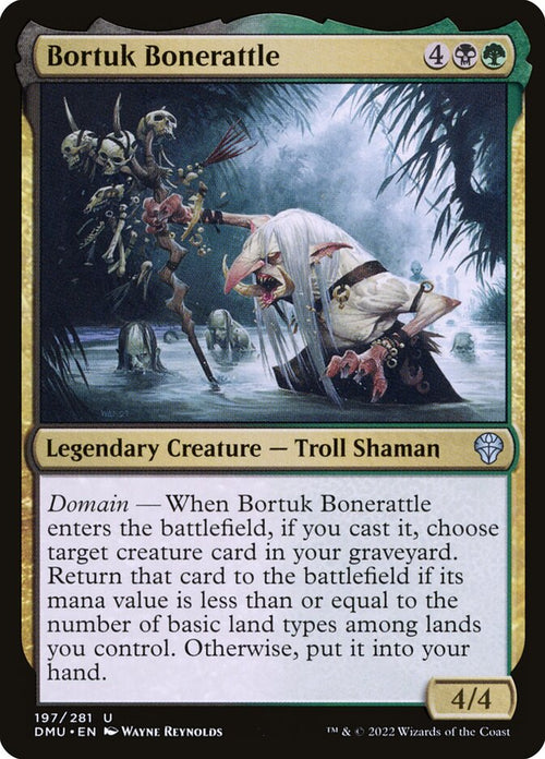 Card Scan of Bortuk Bonerattle | DMU