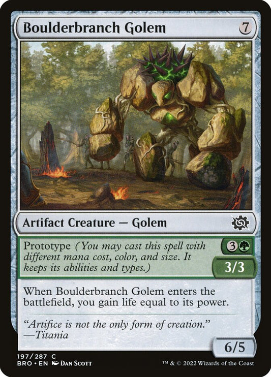 Boulderbranch Golem | BRO
