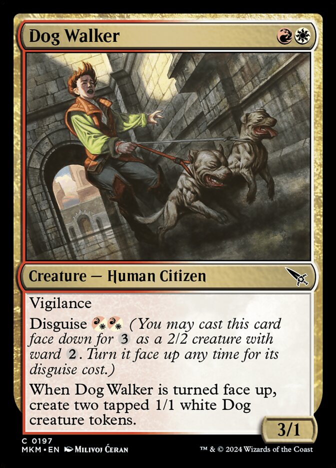 Card Scan of Dog Walker | MKM
