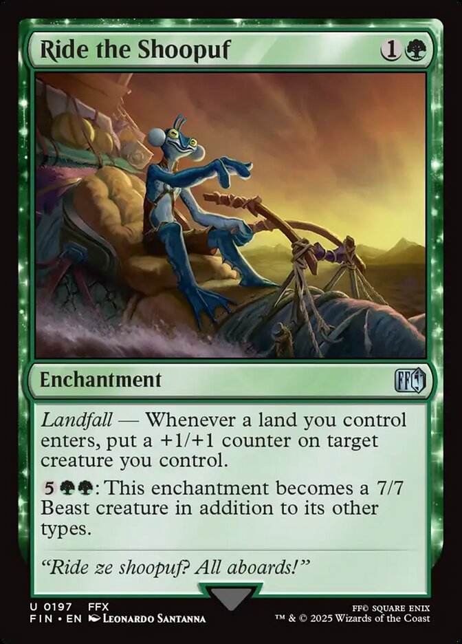 Card Scan of Ride the Shoopuf | FIN