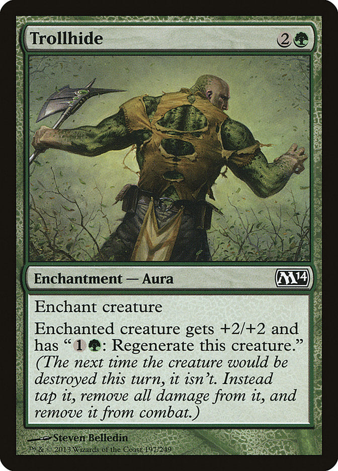 Card Scan of Trollhide | M14