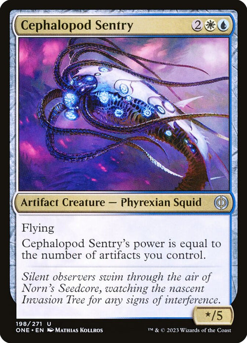 Card Scan of Cephalopod Sentry | ONE