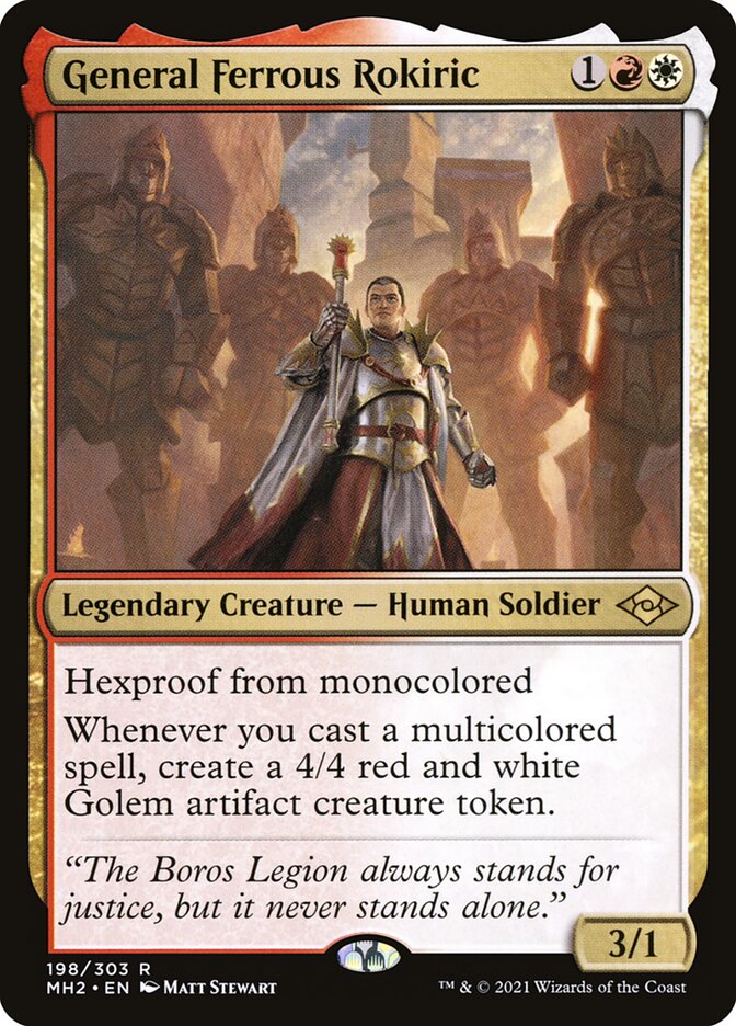 Card Scan of General Ferrous Rokiric | MH2