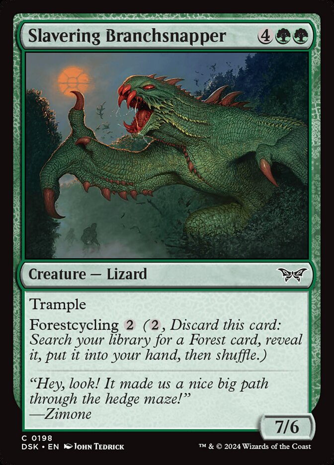 Card Scan of Slavering Branchsnapper | DSK