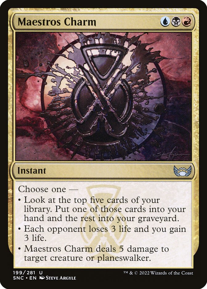 Maestros Charm | SNC (Foil) - Card Scan