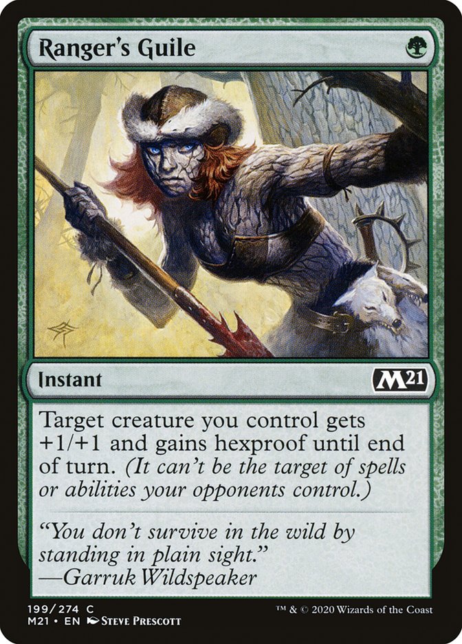 Card Scan of Ranger's Guile | M21