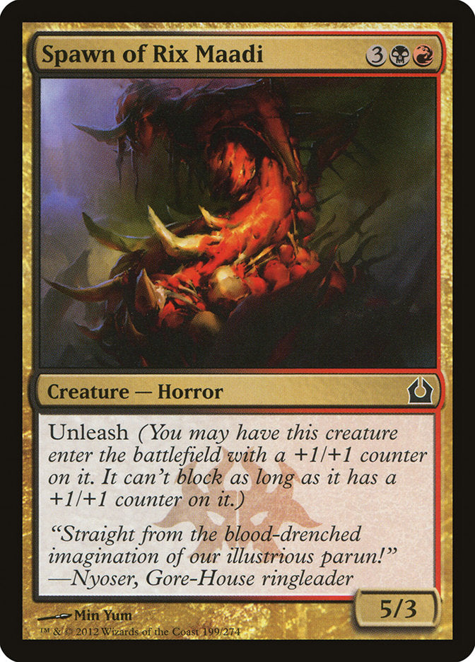 Card Scan of Spawn of Rix Maadi | RTR