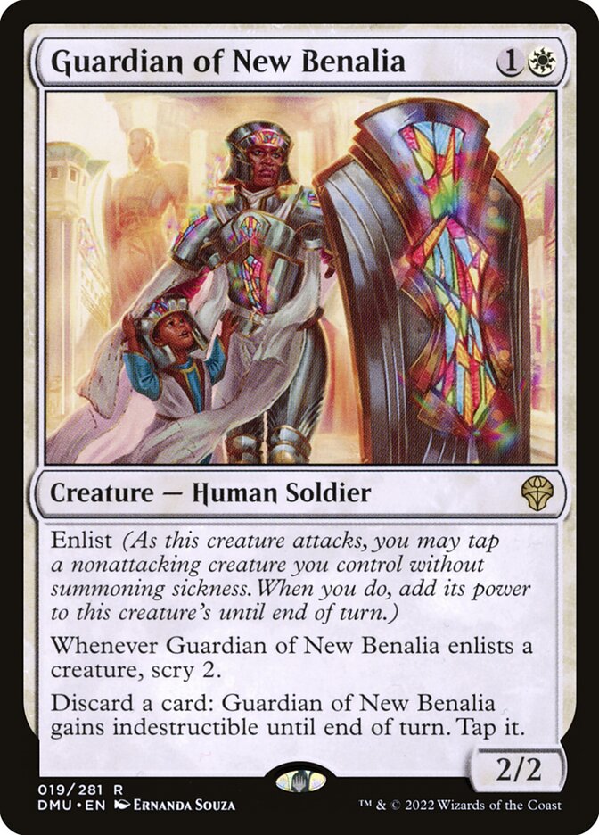 Card Scan of Guardian of New Benalia | DMU
