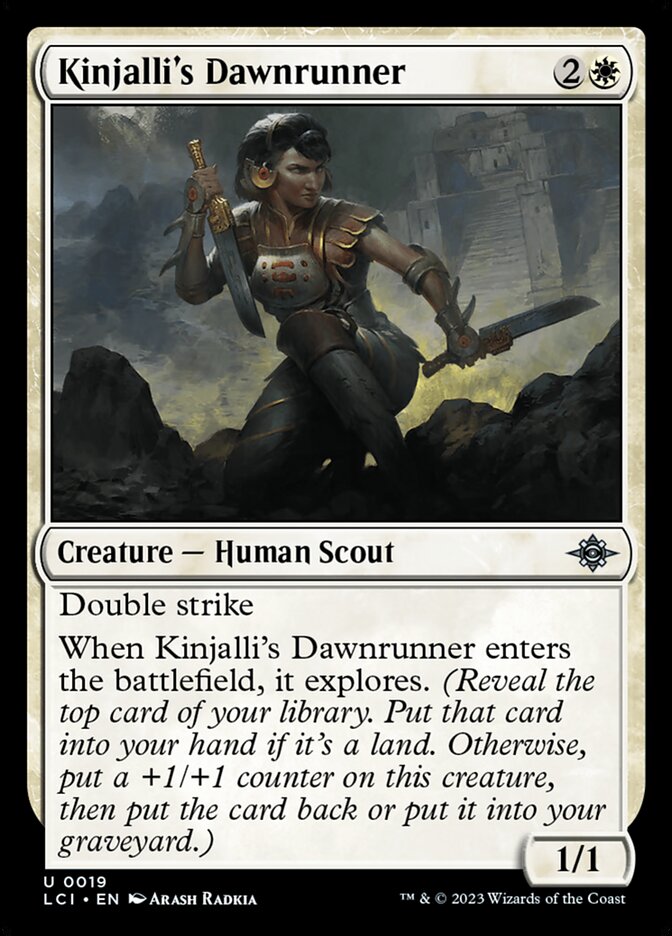Card Scan of Kinjalli's Dawnrunner | LCI