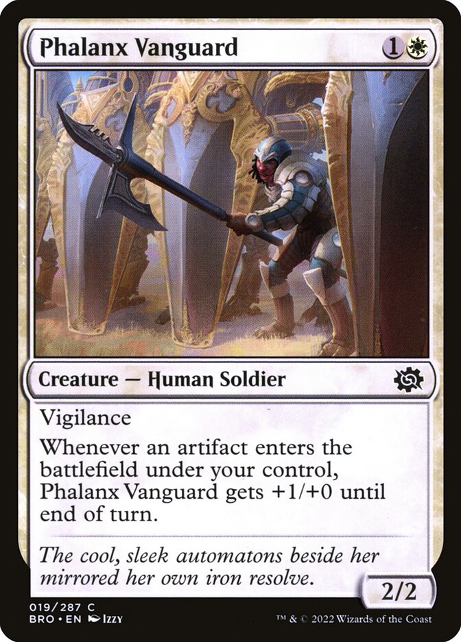 Card Scan of Phalanx Vanguard | BRO
