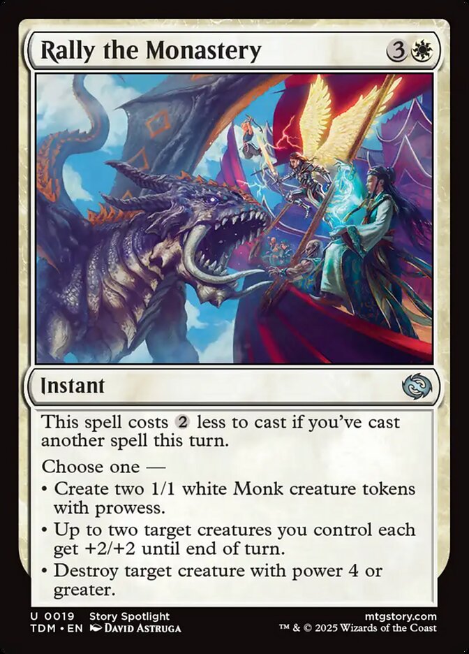 Card Scan of Rally the Monastery | TDM