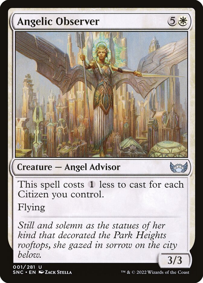 Card Scan of Angelic Observer | SNC